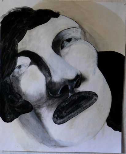 Portrait huilé 2 RECTO du recto-verso