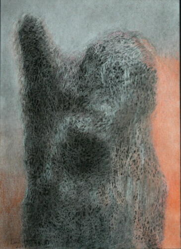 Paysage 2014 - Etang-de-Froidmont-6-2018-Technique-mixte-sur-papier-40-x-35