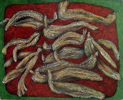 Peinture de nature morte - bananes - Lawrence