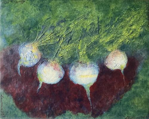 Peinture de nature morte - Navets - Lawrence