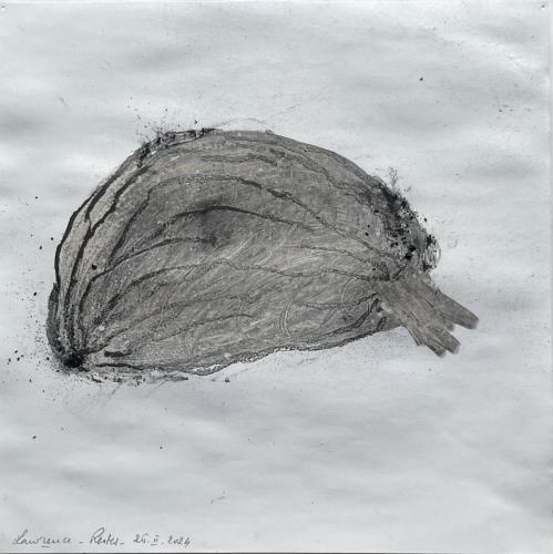 Ecrasûres Frôttures - Tecnique mixte sur papier - 20 x 20 cm - 26 fév 2024