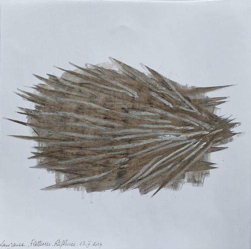 Frôttures Râflures- Tecnique mixte sur papier - 20 x 20 cm - 27 fév 2024