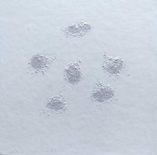 Griffûres Huilûres - Tecnique mixte sur papier - 20 x 20 cm - 01 mars 2024