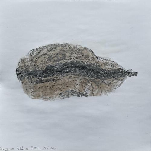 Râtures Frôttures - Tecnique mixte sur papier - 20 x 20 cm - 27 fév 2024