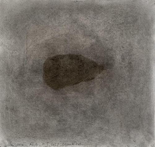 Reste (Ajouté 3x) Frôttures - Fusain sur papier - 32 x 33,5 cm - 05 fév 2024