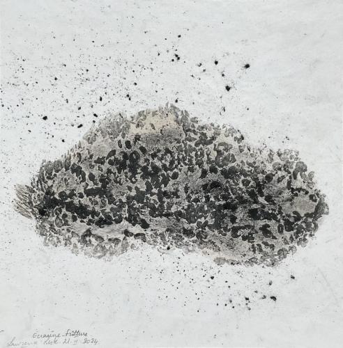 Reste Ecrâsures Frôttures - Tecnique mixte sur papier - 20 x 20 cm - 21 fév 2024