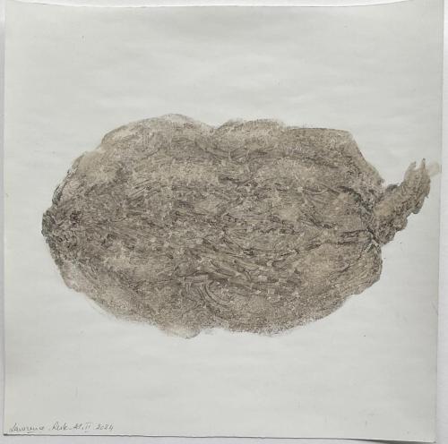 Reste Frôttures Ecrâsures - Tecnique mixte sur papier - 20 x 20 cm - 21 fév 2024