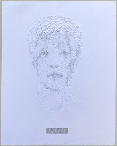 Prisoner - 240625 - 2025 - Papier griffé - 61 x 50 cm